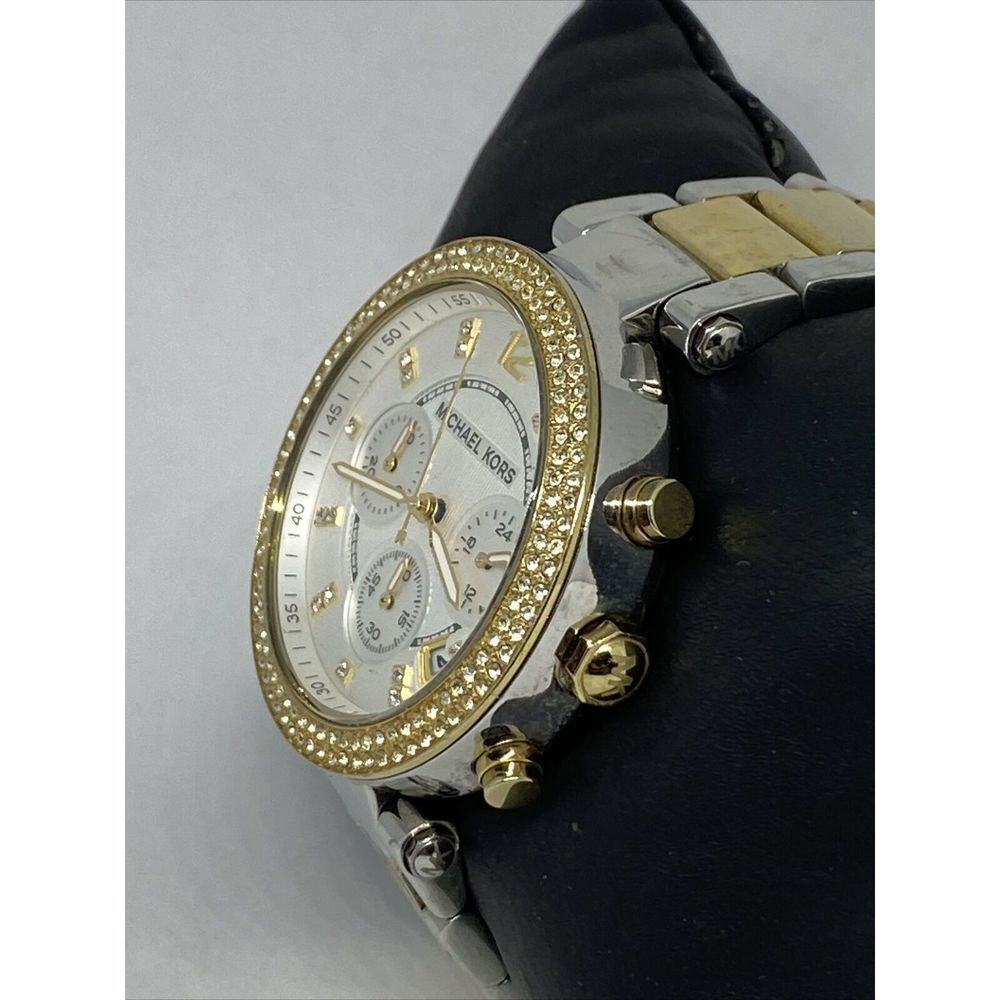 Michael Kors Parker MK-5626 Women Stainless Steel Analog Silver Dial Watch WFH90 - Picture 4 of 12